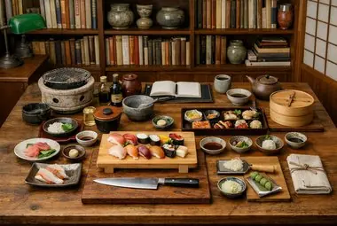 Kaiseki course concept